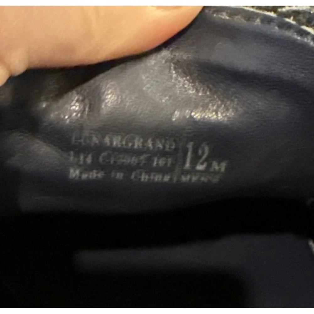 Cole‎ Haan Lunar Grand Mens 12 M Wingtip Oxfords Dress Shoes Black C12007
